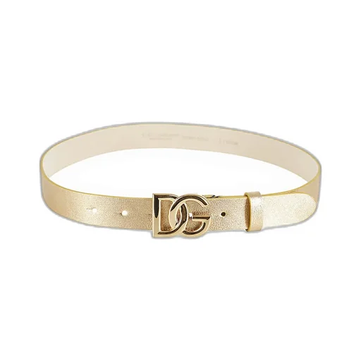 Dg Logo-Buckle Fastened Belt