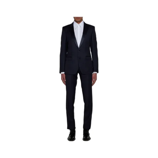Single-Breasted Pressed Crease Tailored Suit