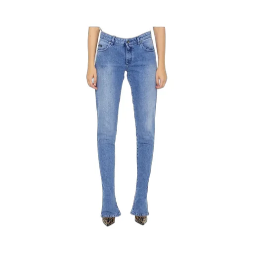 Logo Plaque Bootcut Jeans