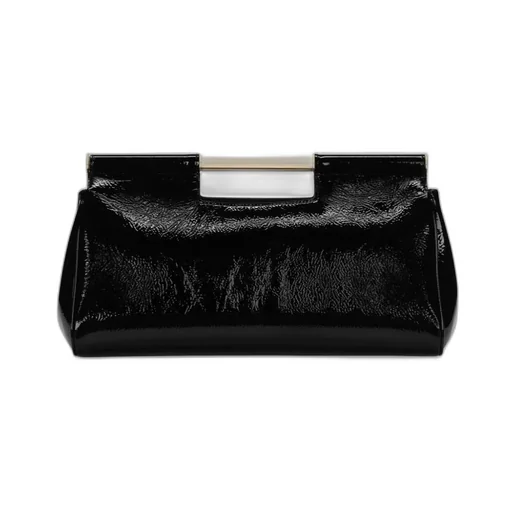 Logo Plaque Clutch Bag