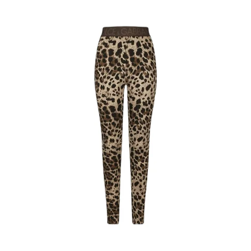 High-Waist Elastic Waist Leggings