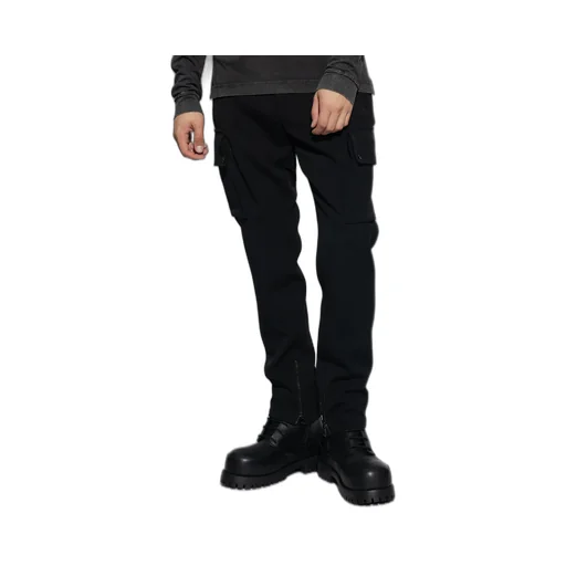 Logo-Patch Tapered Leg Cargo Trousers