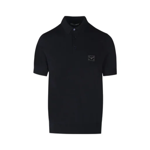 Logo-Plaque Short-Sleeved Polo Shirt