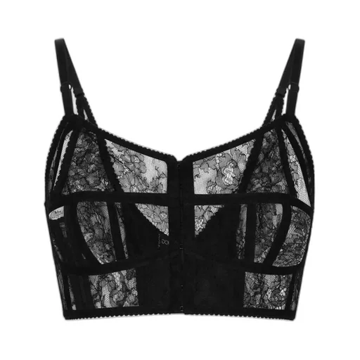 Strapped Lace Lingerie Bustier