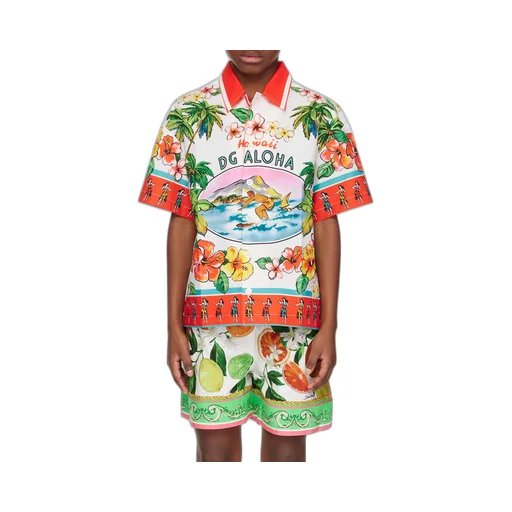 Graphic-Print Cotton Shirt