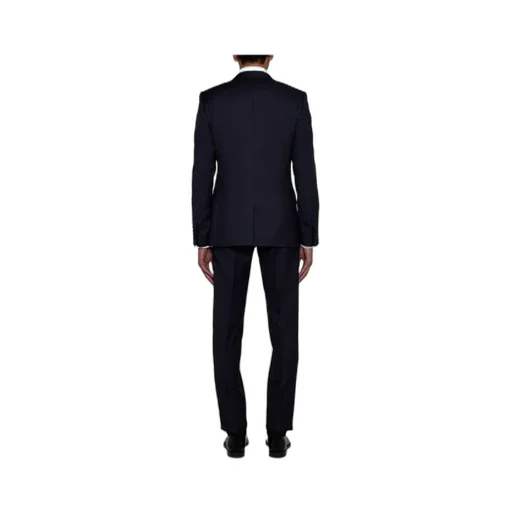 Single-Breasted Pressed Crease Tailored Suit