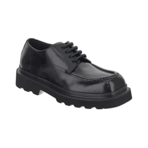 Square Toe Lace-Up Shoes