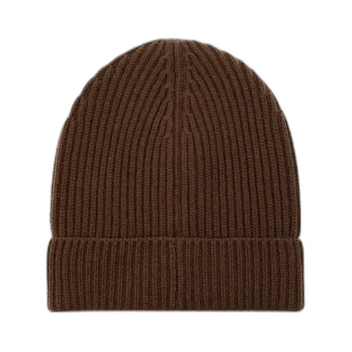 Turn-Up Brim Knit Beanie