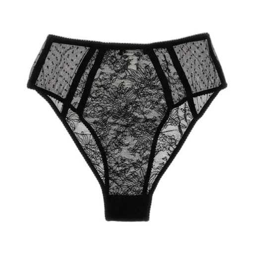 High Waist Lace Detailed Briefs