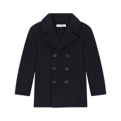 Double-Breasted Long Sleeved Coat