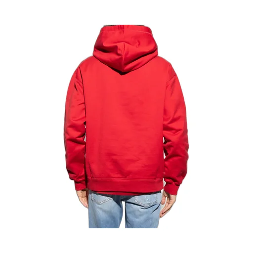 Logo Plaque Drawstring Hoodie
