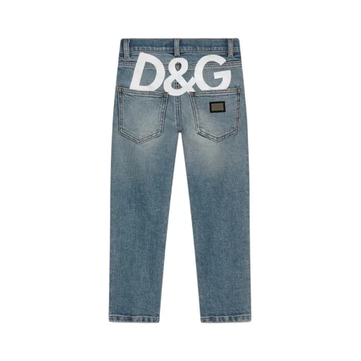 Logo Printed Jeans
