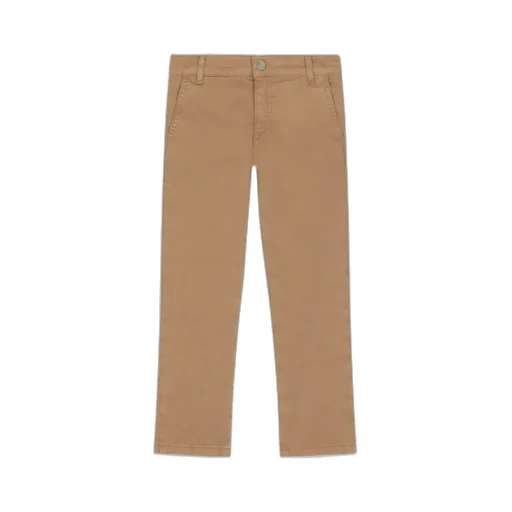 Logo Plaque Cotton Trousers