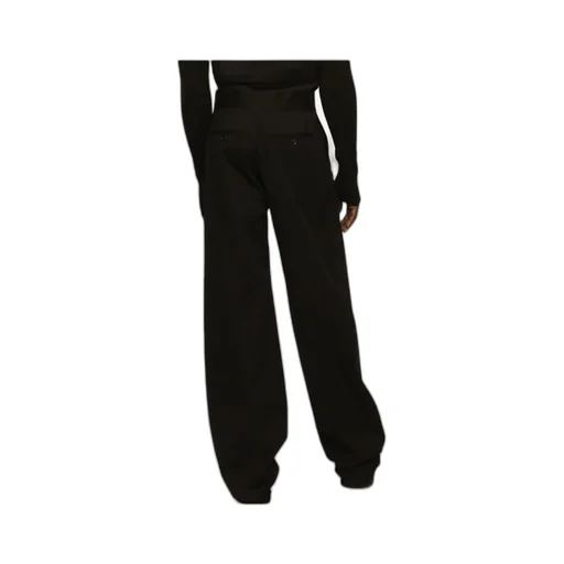 Logo Plaque Cotton Trousers