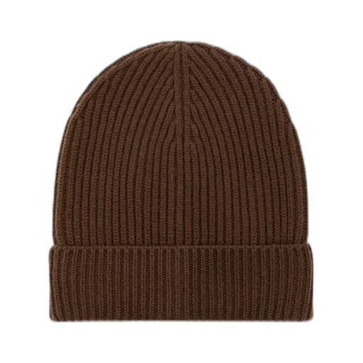 Turn-Up Brim Knit Beanie
