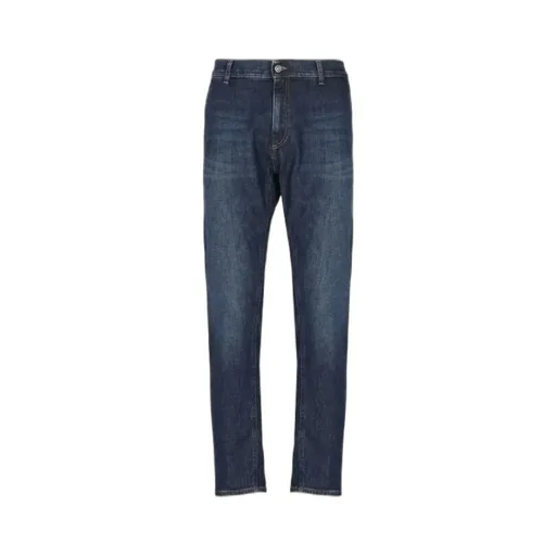 Belted Five-Pocket Jeans