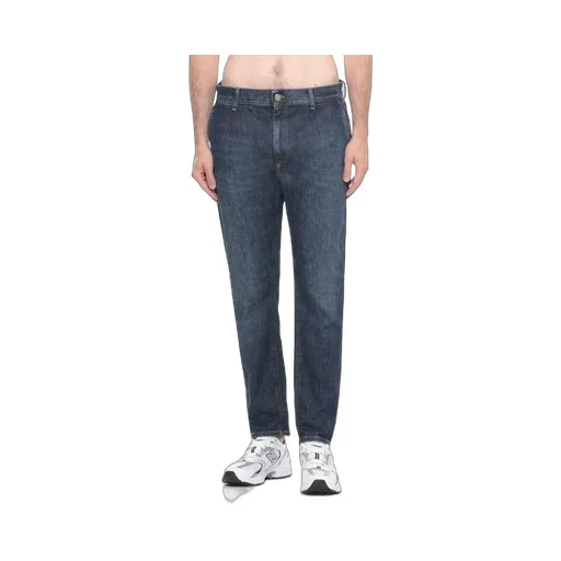 Belted Five-Pocket Jeans