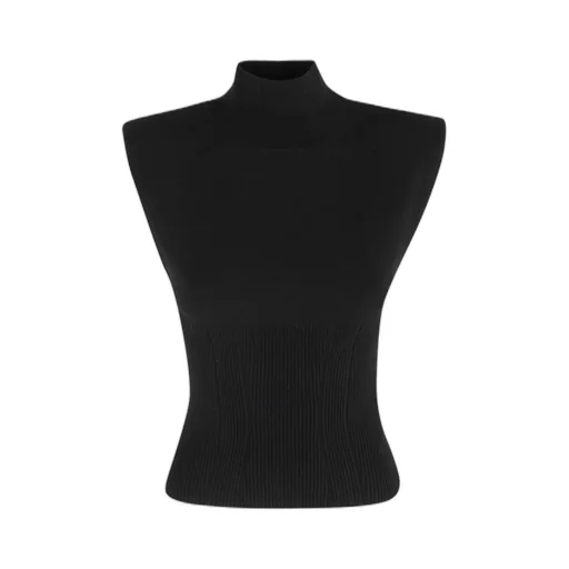 Turtleneck Ribbed Sweater