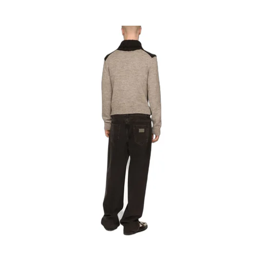 High Neck Straight Hem Jumper