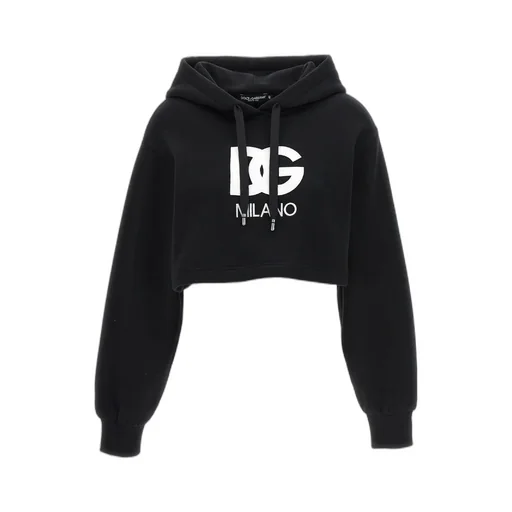 Logo Embroidered Drawstring Hoodie