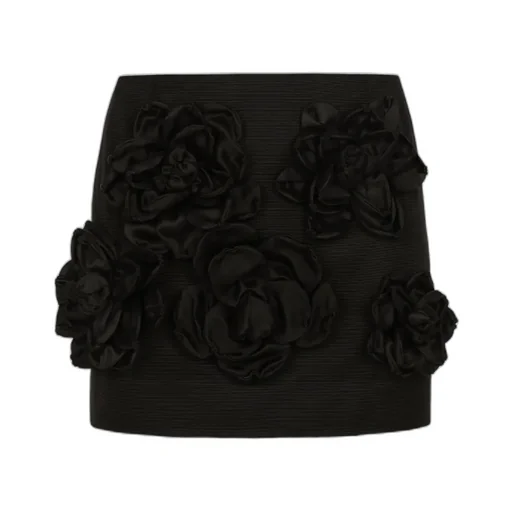 Floral Patch Mini Skirt