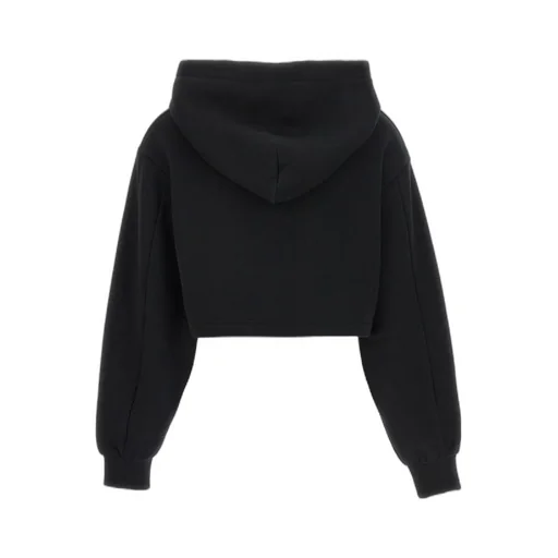 Logo Embroidered Drawstring Hoodie