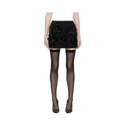 Floral Patch Mini Skirt