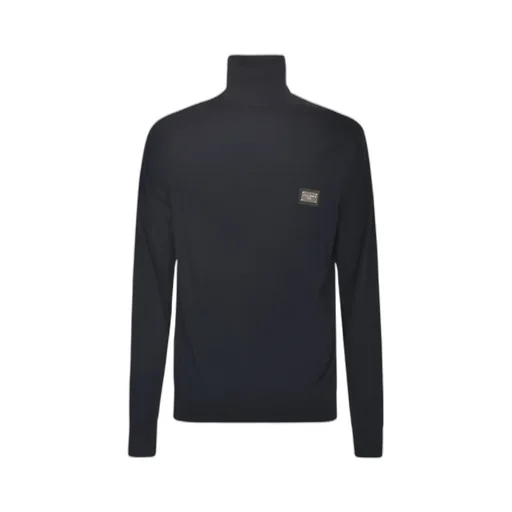 Logo Engraved Roll-Neck Sweater