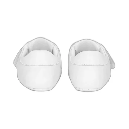 Logo Plaque Round Toe Sneakers