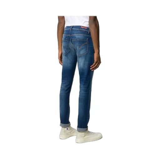 Straight-Leg Slim-Cut Jeans
