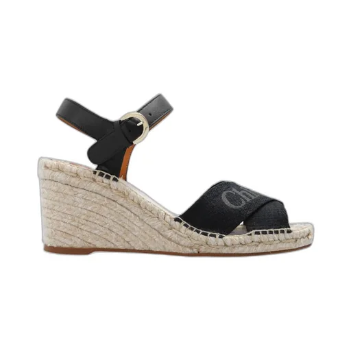 Ankle-Strapped Wedge Sandals