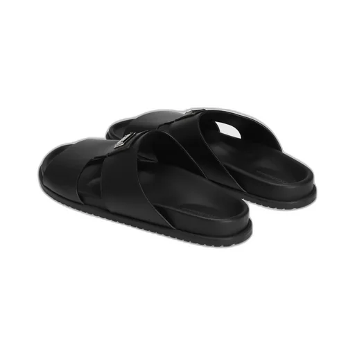 Logo Plaque Sandals