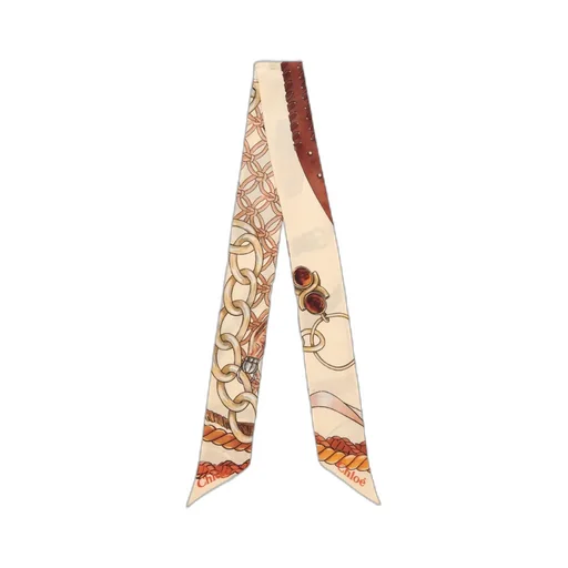 Pattern Printed Silk Scarf