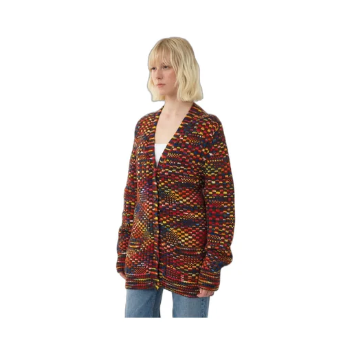 Generous V-Neck Knitted Cardigan