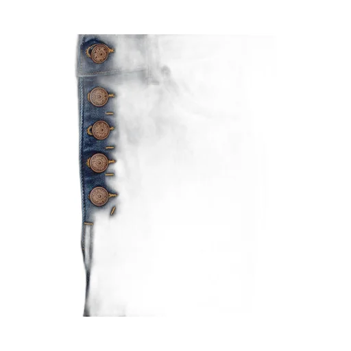 Button-Fly Stretch Jeans