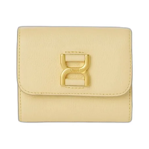 Logo Buckle Tri-Fold Wallet