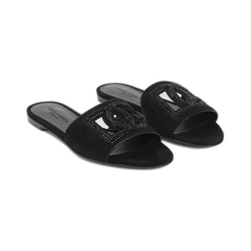 Embellished Logo Sandals