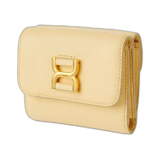 Logo Buckle Tri-Fold Wallet
