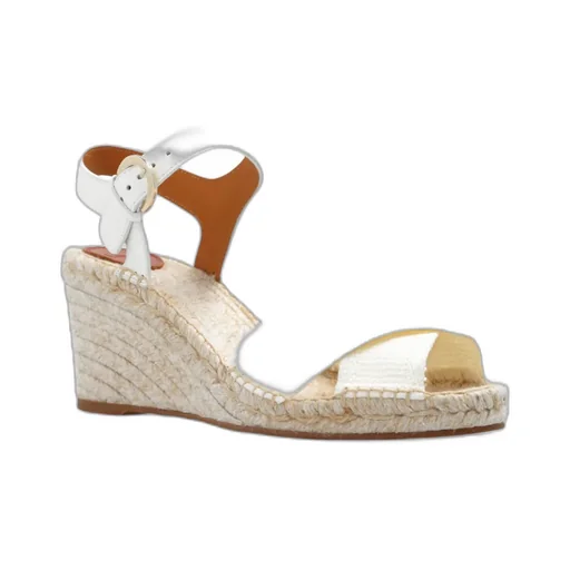 Ankle-Strapped Wedge Sandals
