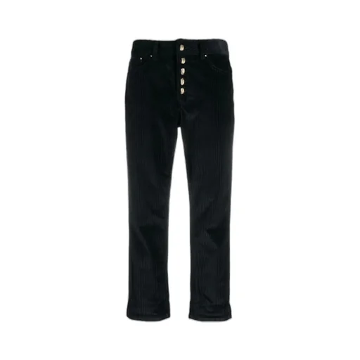 Cropped Straight-Leg Trousers