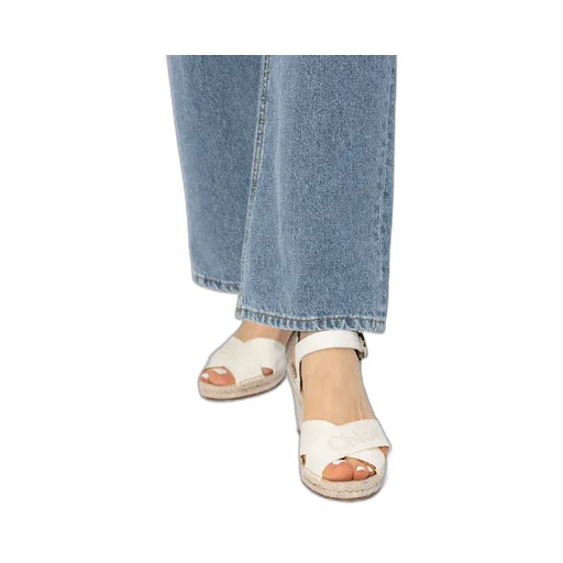 Ankle-Strapped Wedge Sandals