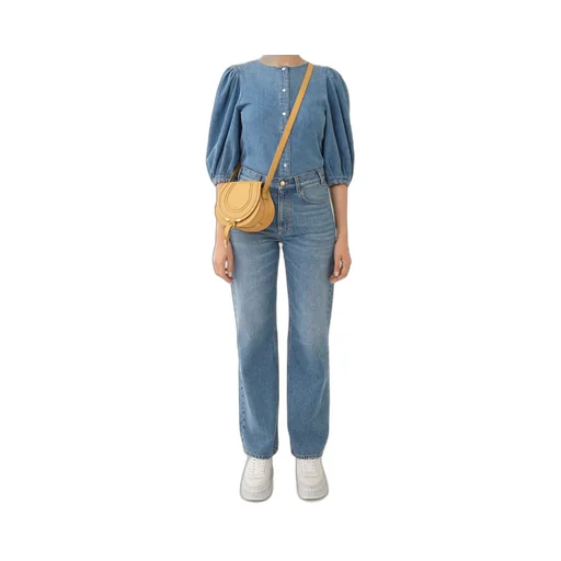 Small Marcie Leather Crossbody Bag