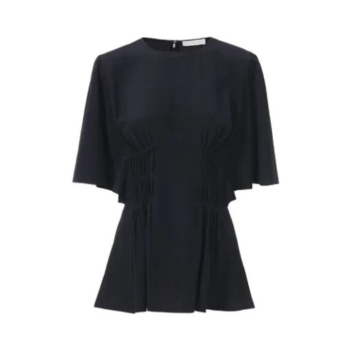 Wing-Sleeved Crewneck Top