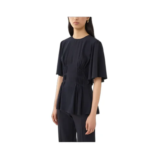 Wing-Sleeved Crewneck Top