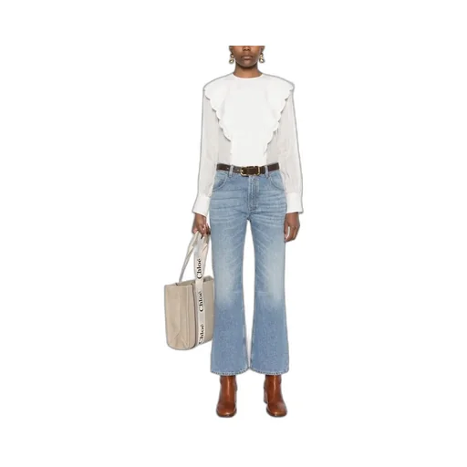 Cropped Bootcut Jeans