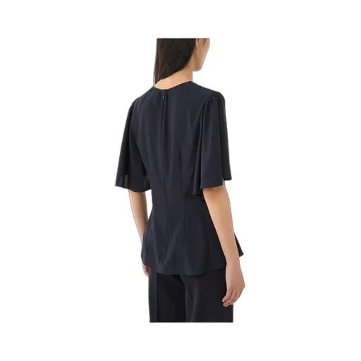 Wing-Sleeved Crewneck Top