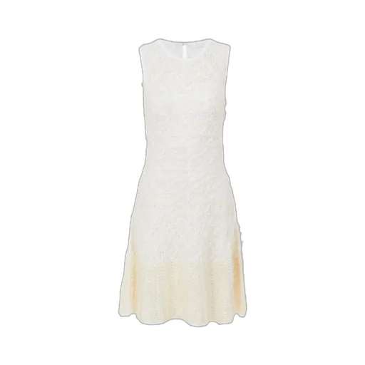 Lace Detailed Flared Mini Dress
