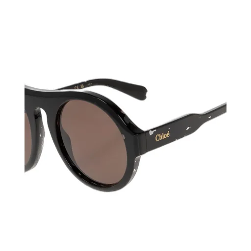 Round-Frame Tinted Sunglasses