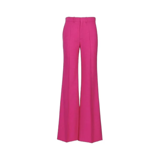 Pleated Flared Trousers