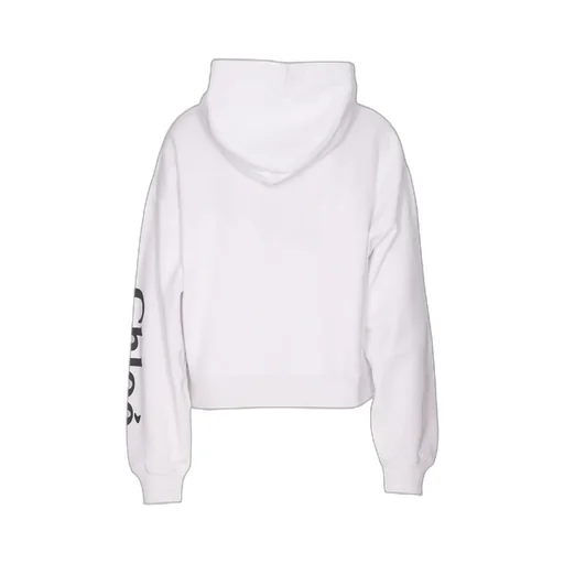 Abstract Print Cotton Hoodie